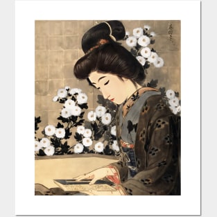 Japanese peacefulness - Vintage japanese art Posters and Art